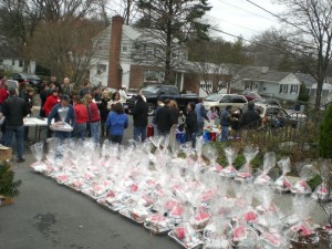 Queens Basket Brigade 2012 - Assembly of Baskets